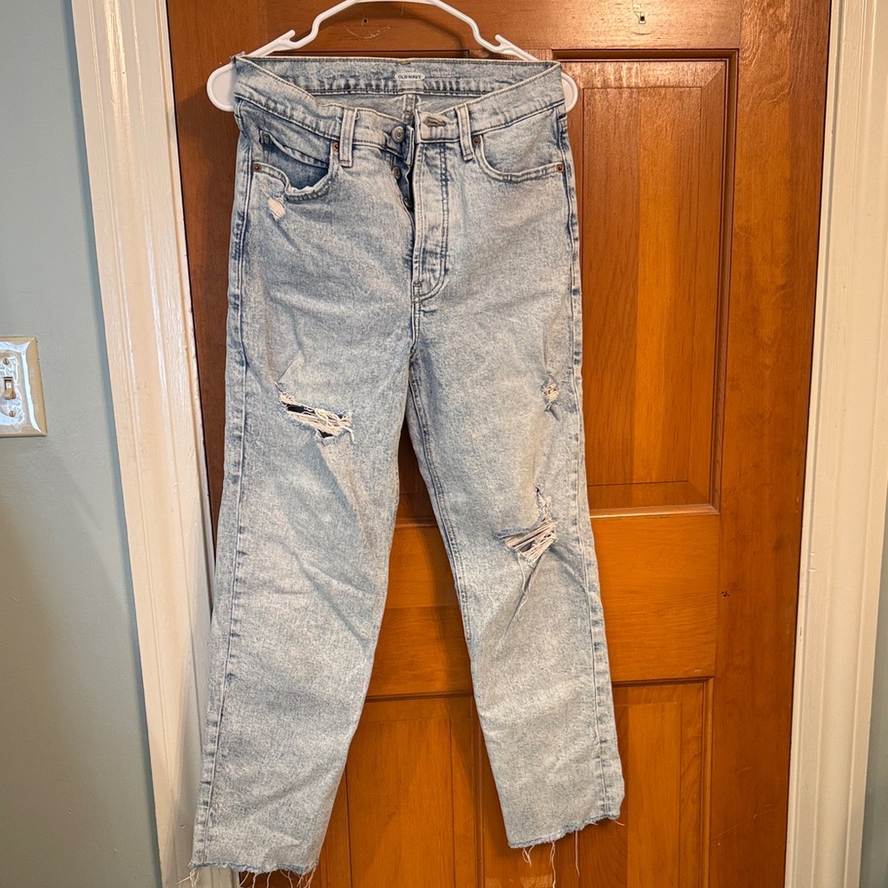Old Navy Light Blue Straight Jeans